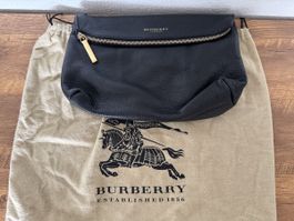 Sac Burberry Prorsum cuir noir grainé, très bon état