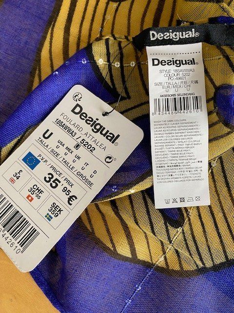 Desigual Foulard & Sciarpe: Pareo - Schal Desigual – Nuovo (secondo la descrizione) da Edlibach venduto da Arnoldotto 3