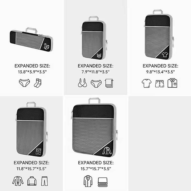 Borse: Compression Packing Cubes Set, 5-teilig – Usato da Roggwil BE venduto da pet_6pws 2