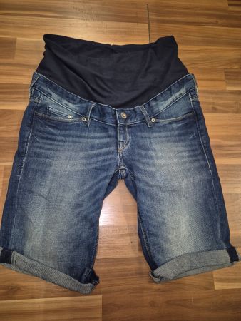 Sommerliche Umstands-Jeansshorts, Gr. 38, Top Zustand k5