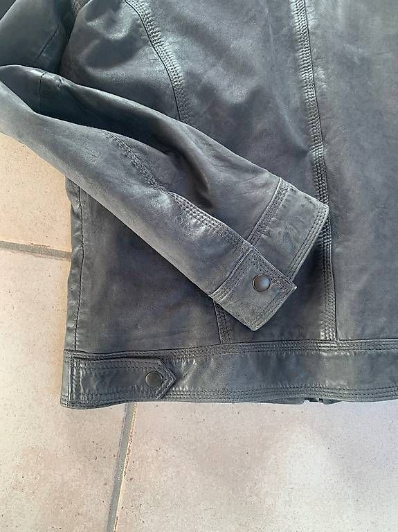 Giacche: Lederjacke Lammleder Grau – Usato da Goldau venduto da locherrogerio 4