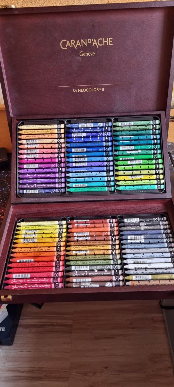 Stifte & Marker: CARAN D'ACHE HOLZKOFFER 84 NEOCOLOR – Neu und originalverpackt aus Dintikon von bonita099 2