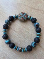 Boho Style Elastarmband Halbedelstein ca 19, 5 cm Neu