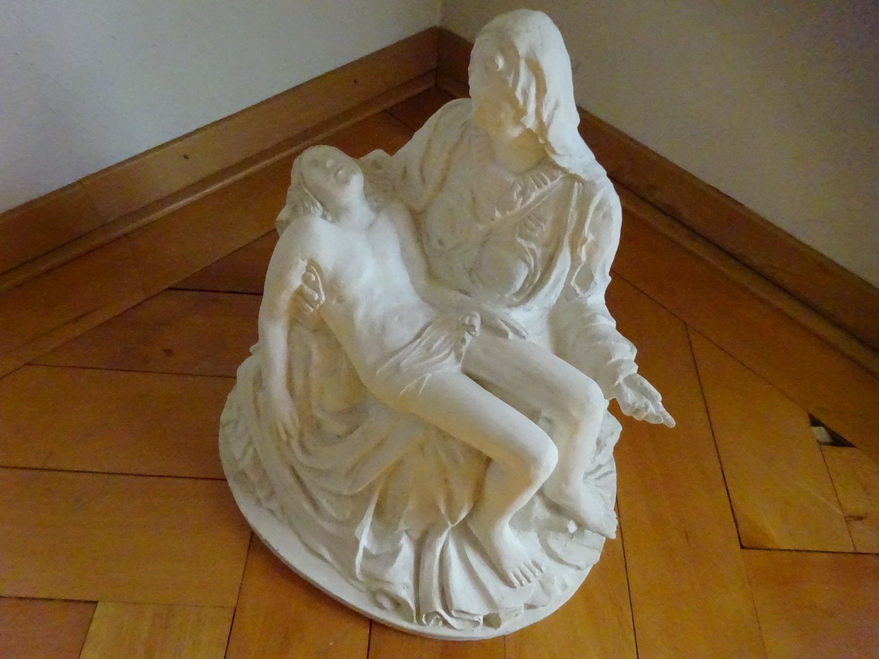 Sculture & Statue: Grosse Antike Gipsfigur / Pietà Heiliger – Usato da Esslingen venduto da eintagammeer 4