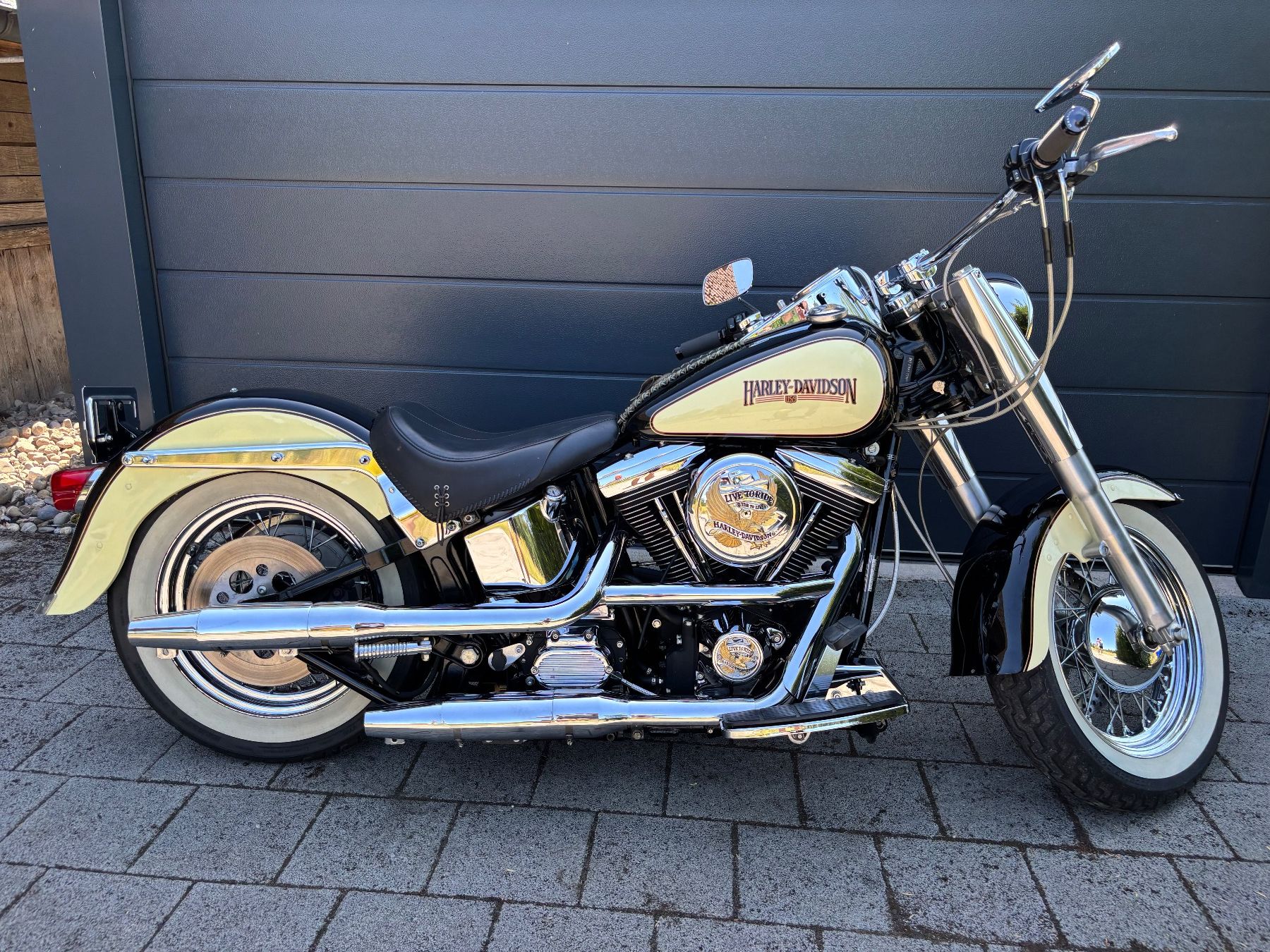 Harley-Davidson Chopper: Harley Davidson Fat Boy 1992 – Gebraucht aus Kernenried von larisu