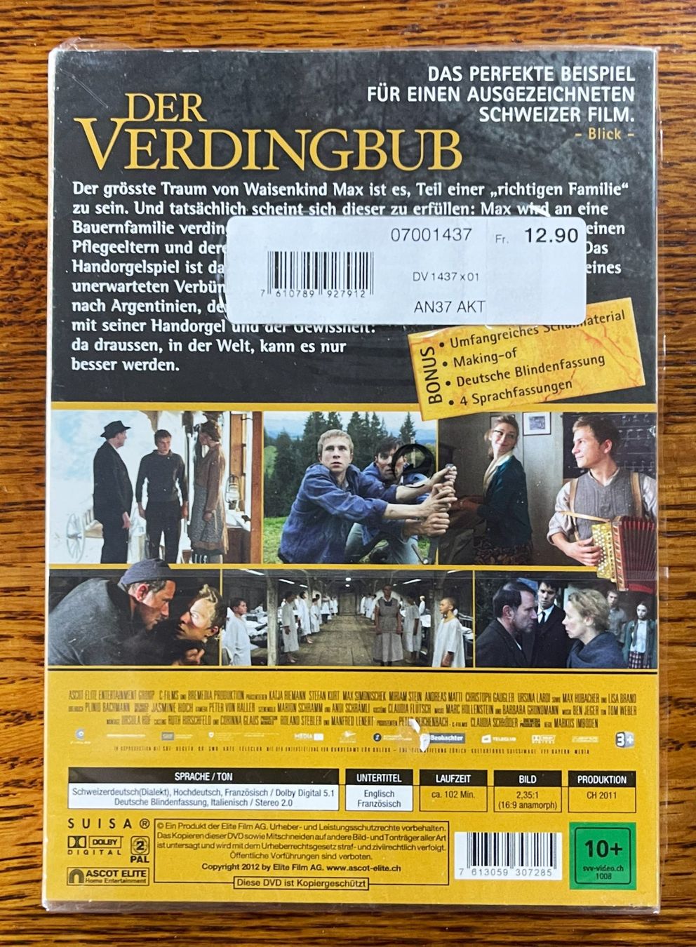 Alle DVDs: Der Verdingbub: DVD - neu – Neu und originalverpackt aus Oftringen von Vucki 2