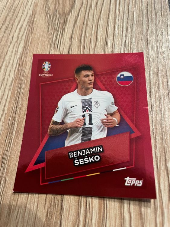 Topps Euro EM 2024 / BENJAMIN SESKO / SVN SP / RARE SELTEN | Kaufen Auf ...