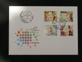 Pro Juventute FDC 2011 Nr. 401A-404A Glück
