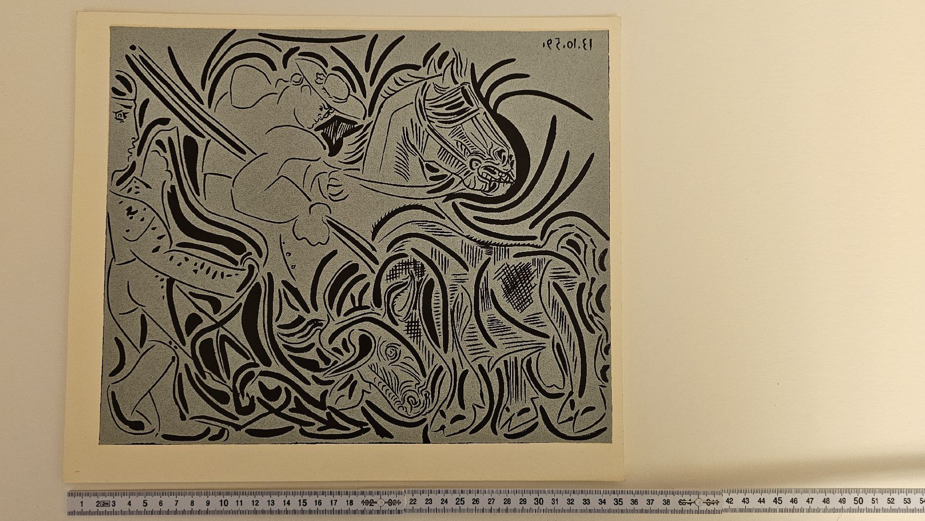 Arts picturaux & lithographies: Pablo Picasso Original Linolschnitt – D'occasion à Emmenbrücke par Kunstankaufverkauf