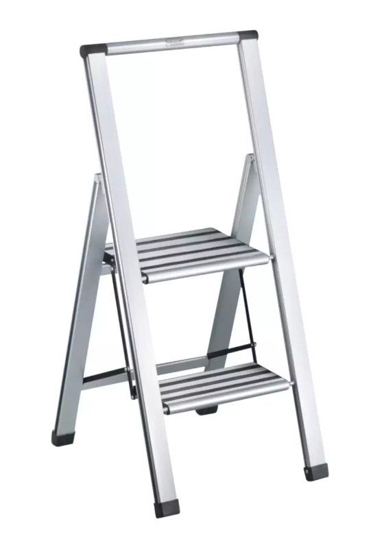 Scale: technocraft Alu-Klappleiter SLIMSTEP, 2 Stufen – Nuovo e nell'imballaggio originale da Koppigen venduto da Bracher_Mail-House