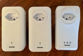 Sunrise Powerline Set 3-teilig - Internet über Steckdose