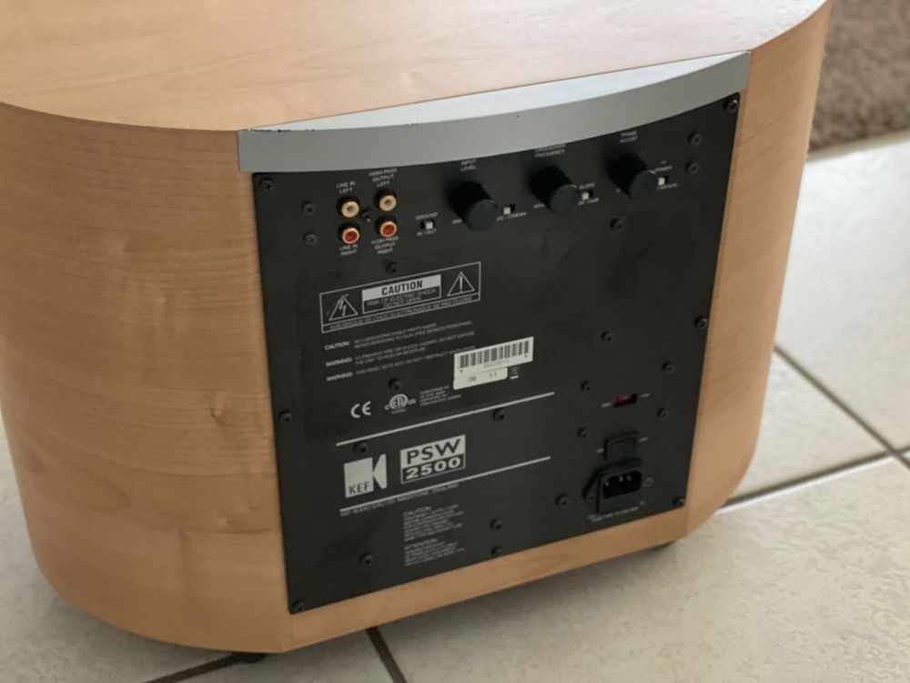 KEF PSW 2500 Aktiver Design Subwoofer Kaufen auf Ricardo