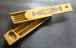 Schul-Farb-Bleistift-Feder Vintage Dose Boîte crayons école