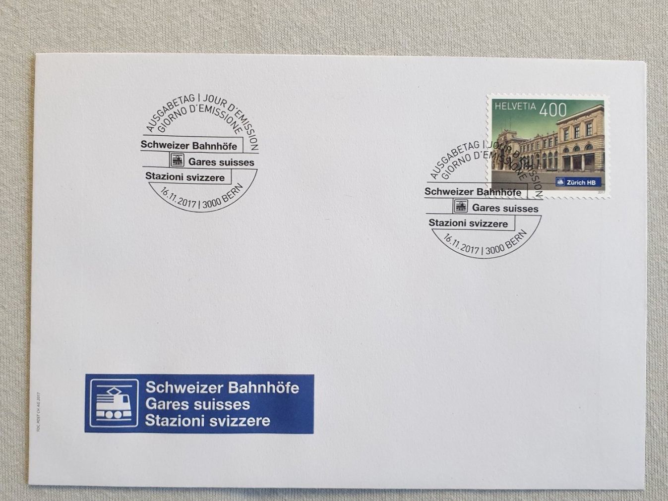 Tutti i francobolli: (910) Freimarke "Schweizer Bahnhöfe IV" – Usato da Schwarzhäusern venduto da Inot3