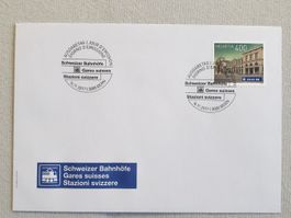 (910) Freimarke "Schweizer Bahnhöfe IV"