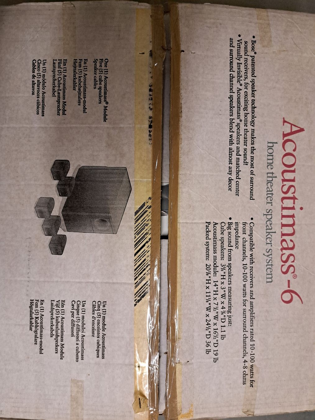 Bose Home Cinema: Bose Acoustimass 6 – Usato da Aproz (Nendaz) venduto da raphfournier 6