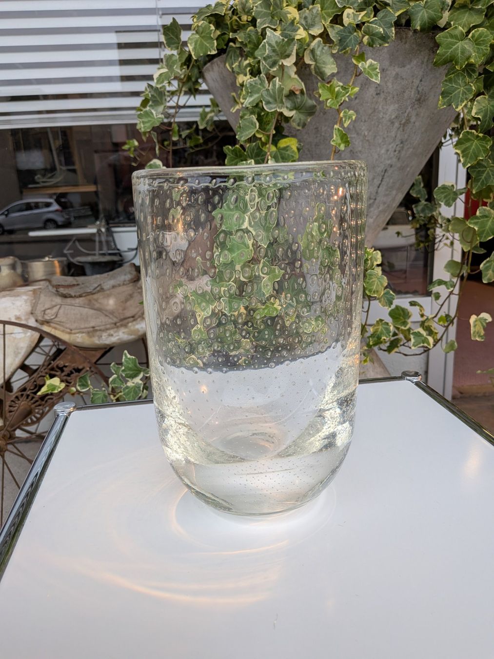 Vasi & Recipienti: Schwere Vase Glasvase – Usato da Emmen venduto da magelan 3