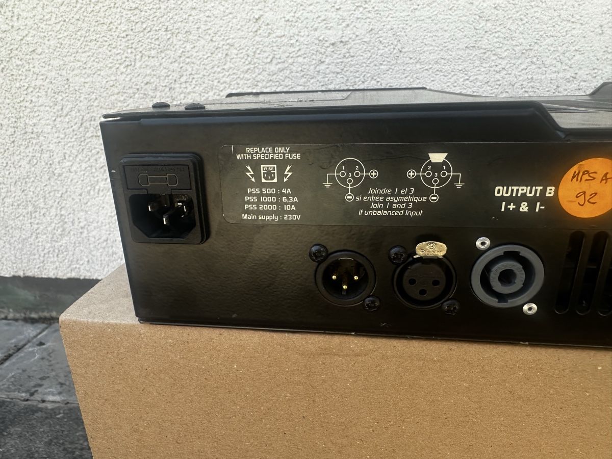 Amplificateurs: PSS 1000 Stereo Power Amplifier  – D'occasion à Zürich par deftwow 5