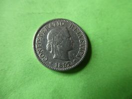 Schweiz 1892, 5 Rappen