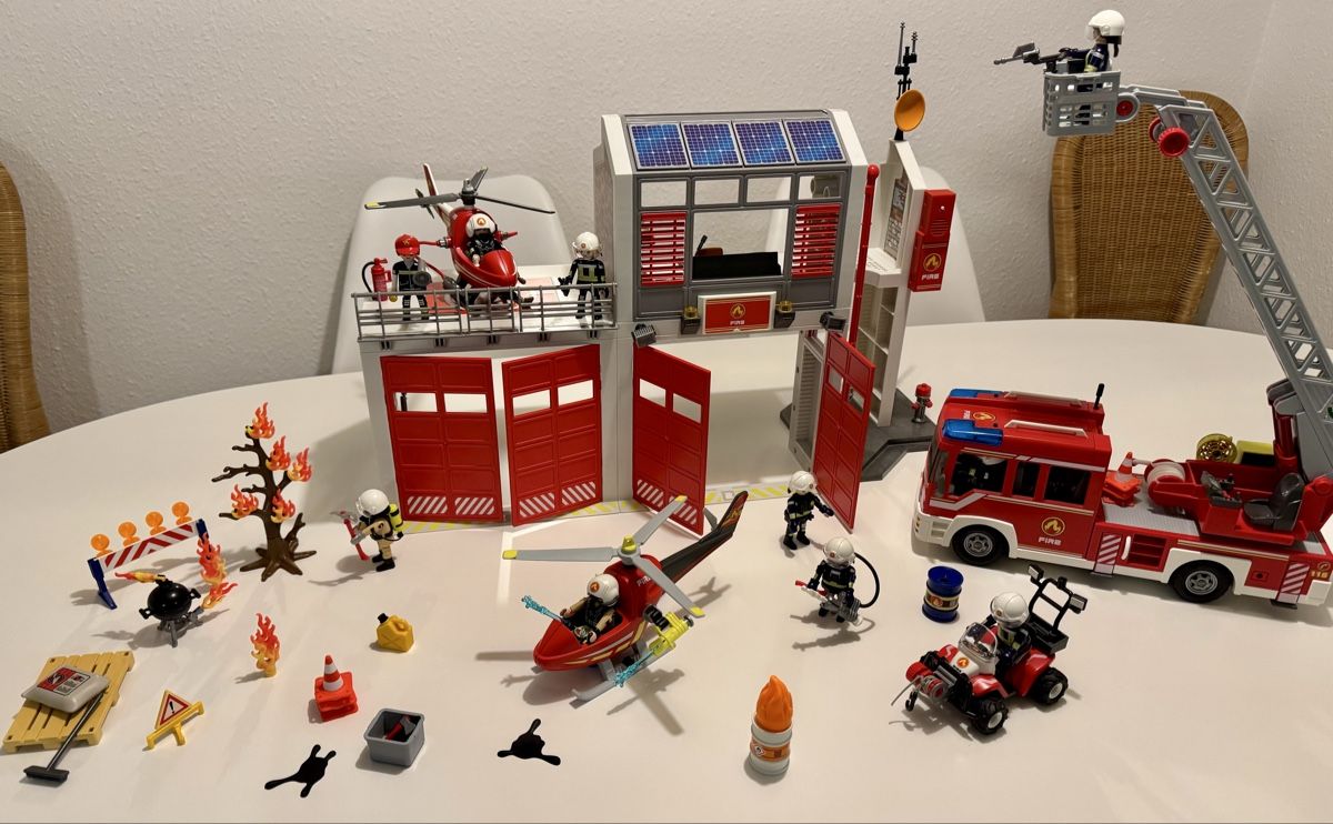 Playmobil Giocattoli: Set Playmobil Pompiers – Usato da Genève venduto da AS27