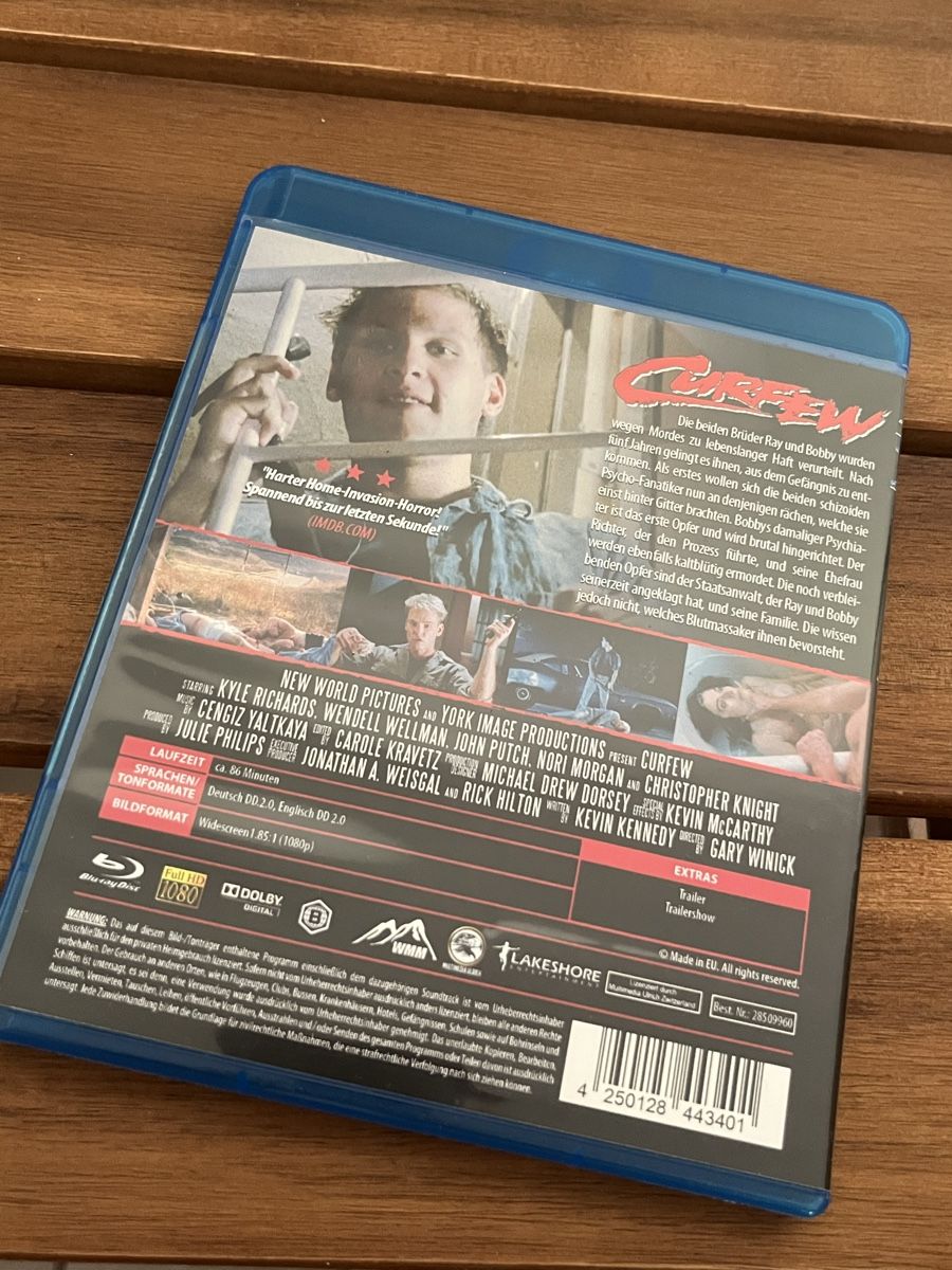 Tutti i DVDs: CURFEW (1989) - Uncut! – Usato da Inkwil venduto da RetrOhyeah_Schweiz 1
