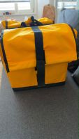 Pair of Waterproof Bike Pannier Bags – Yellow – Good Conditi