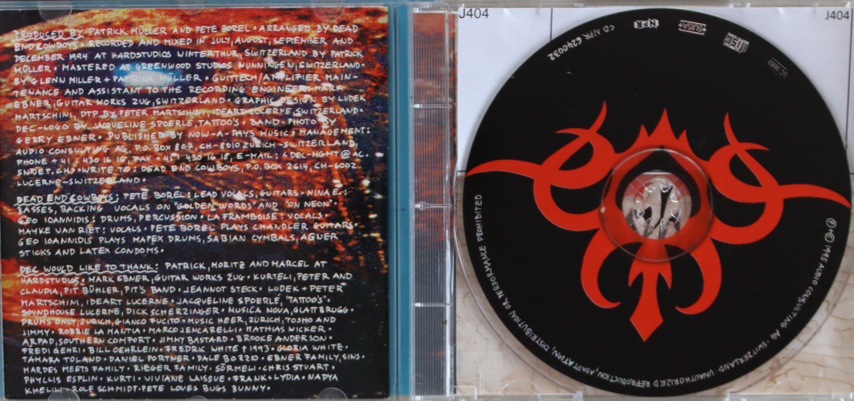 CD: Dead End Cowboys – Shallow – Usato da Luzern venduto da CONTENTI 1