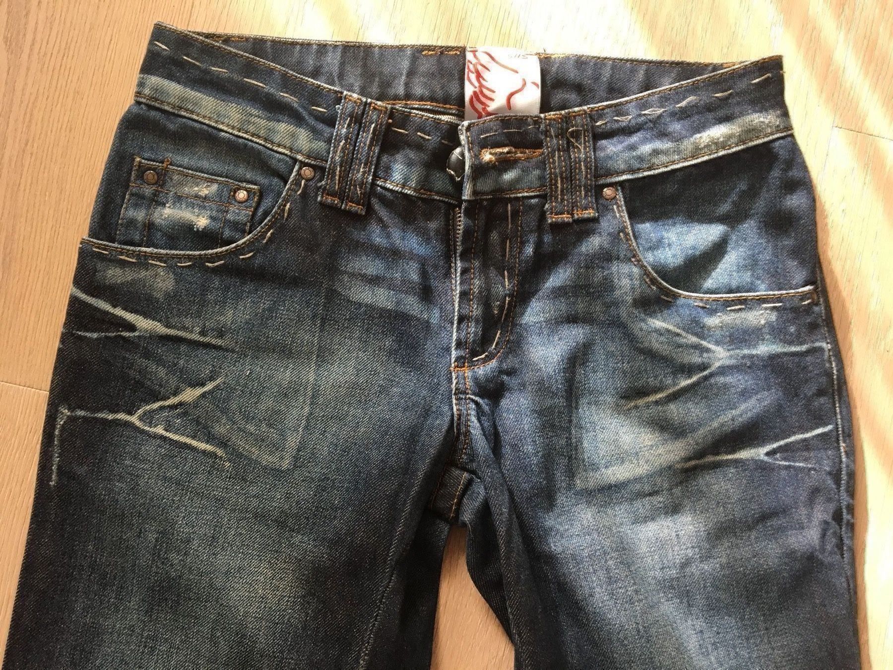 Jeans: Coole Jeans mit Glitzerapplikation Gr 36 – Usato da Winkel venduto da Flyhy2020 5