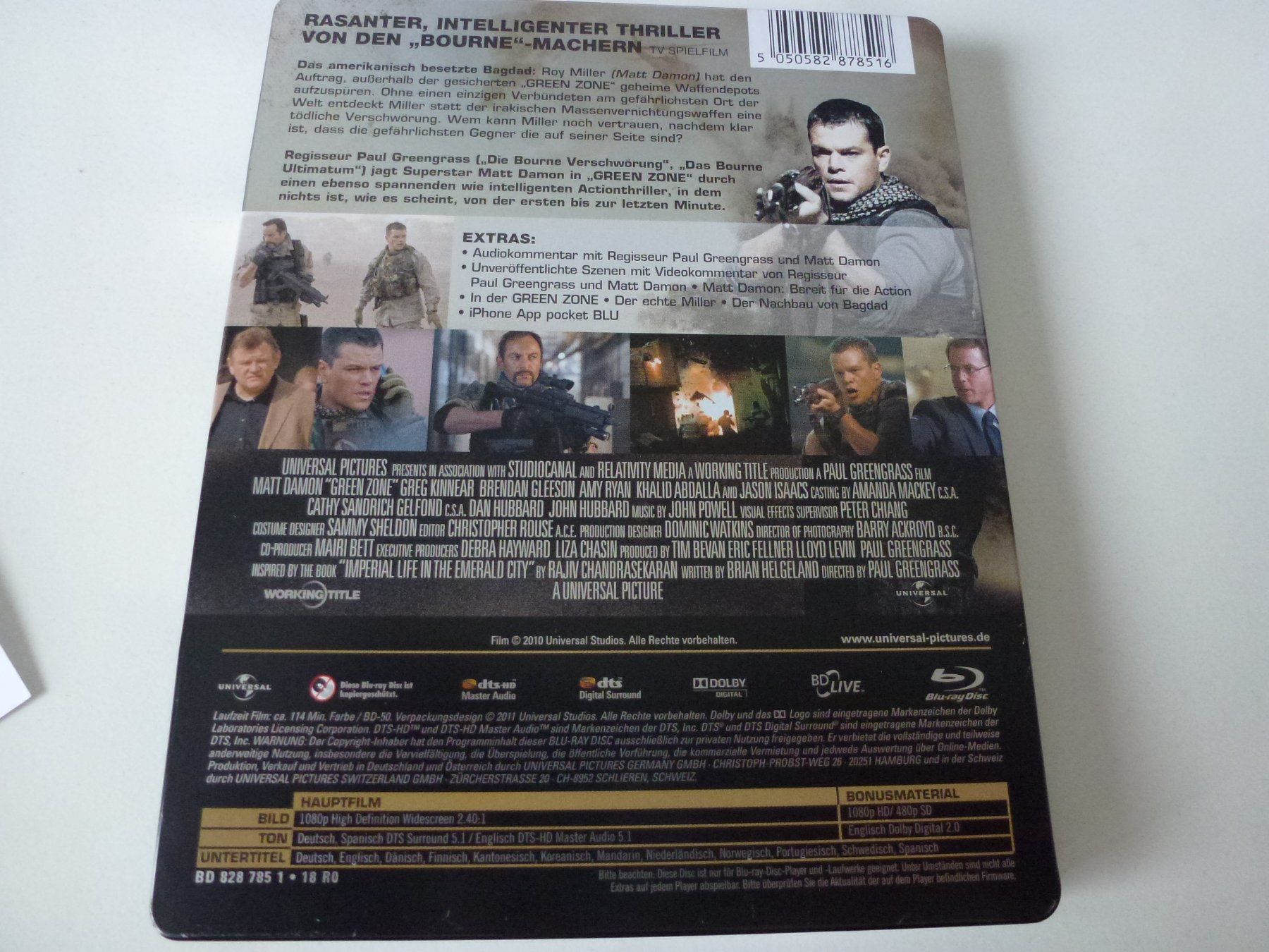 Tutti i DVDs: Green Zone (Steelbbook Blu-Ray) – Usato da Bern venduto da Frebo 1