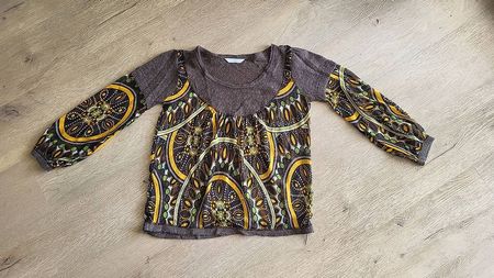 Haut femme manches longues imprimé taille 38