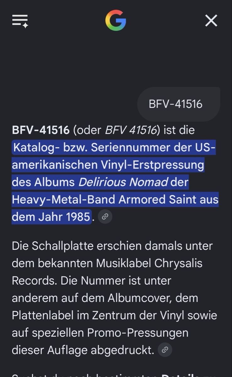 Schallplatten: LP- Armored Saint – Gebraucht aus Zürich von 1pakal 5