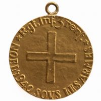 Medaille Militär Noël Weihnachten 1940 Rgt. Inf. 3 renf.