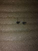 OHRRINGE MODESCHMUCK,,,MIT HELLBLAU,,,GLANZIG