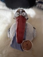Storch Kasserlie  zu Geburt oder taufe