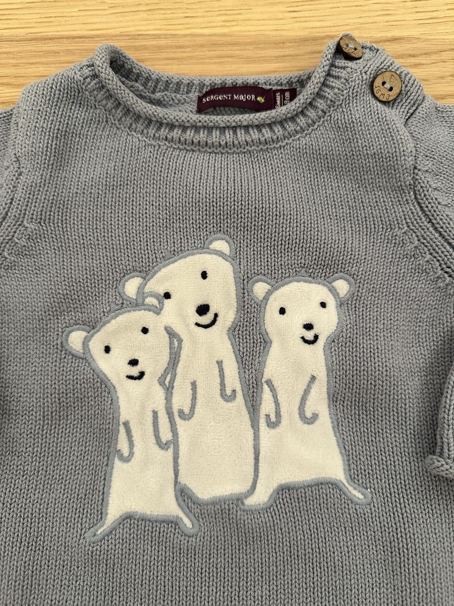Maglioni & Felpe: Baby Pullover Sergeant Major Eisbären Motiv Grösse 68 – Usato da Zürich venduto da emily.sch 1
