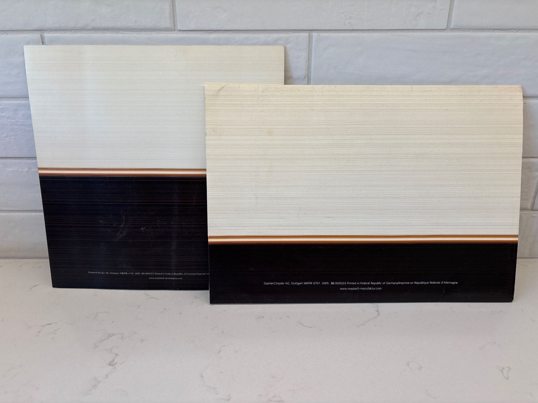 Maybach Dokumente: Documentation Maybach brochures et photos 2003 – Gebraucht aus Gollion von Hampton 3