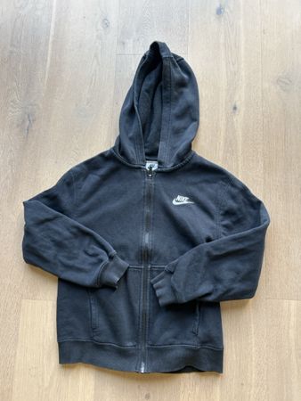 Nike Kapuzenpullover Reissverschluss schwarz Grösse 137-147
