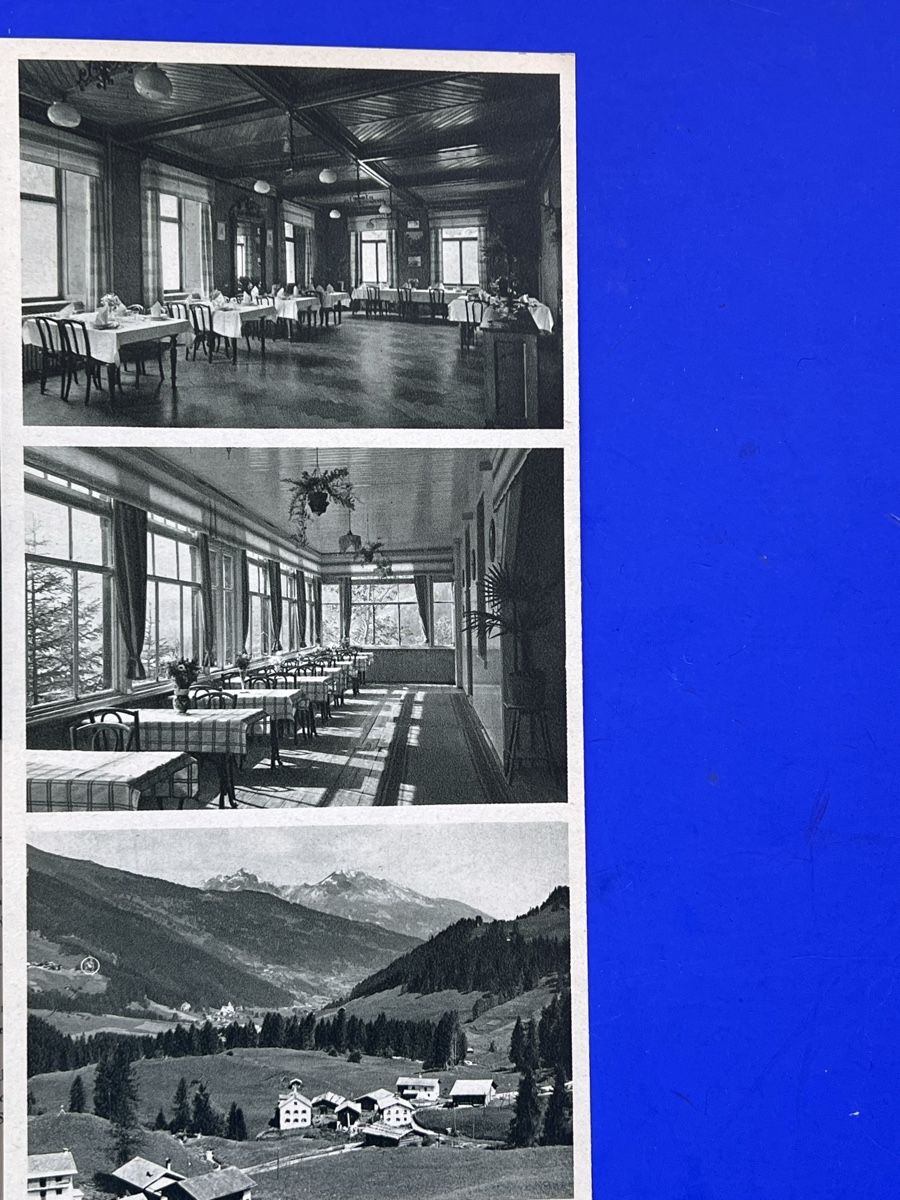 Dokumente: Prospekt Hotel Pradaschier Churwalden ca. 1950 – Gebraucht aus Adliswil von buch_und_kunst 2