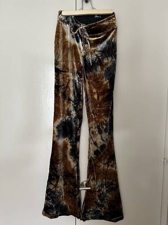 Pantalon velours tie-dye