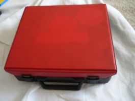 Musikkassetten Koffer - 70er Jahre rot - Boa Box - Top