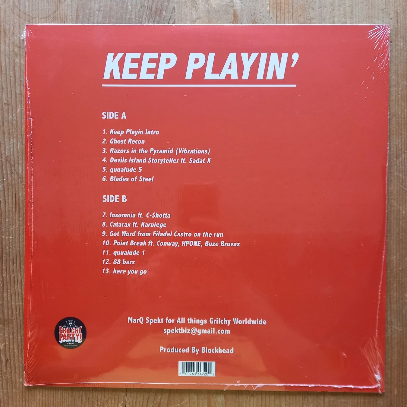 Schallplatten: Marq Spekt & Blockhead ‎– Keep Playin' LP – Gebraucht aus münchenstein von karl_heinz_krasser 1