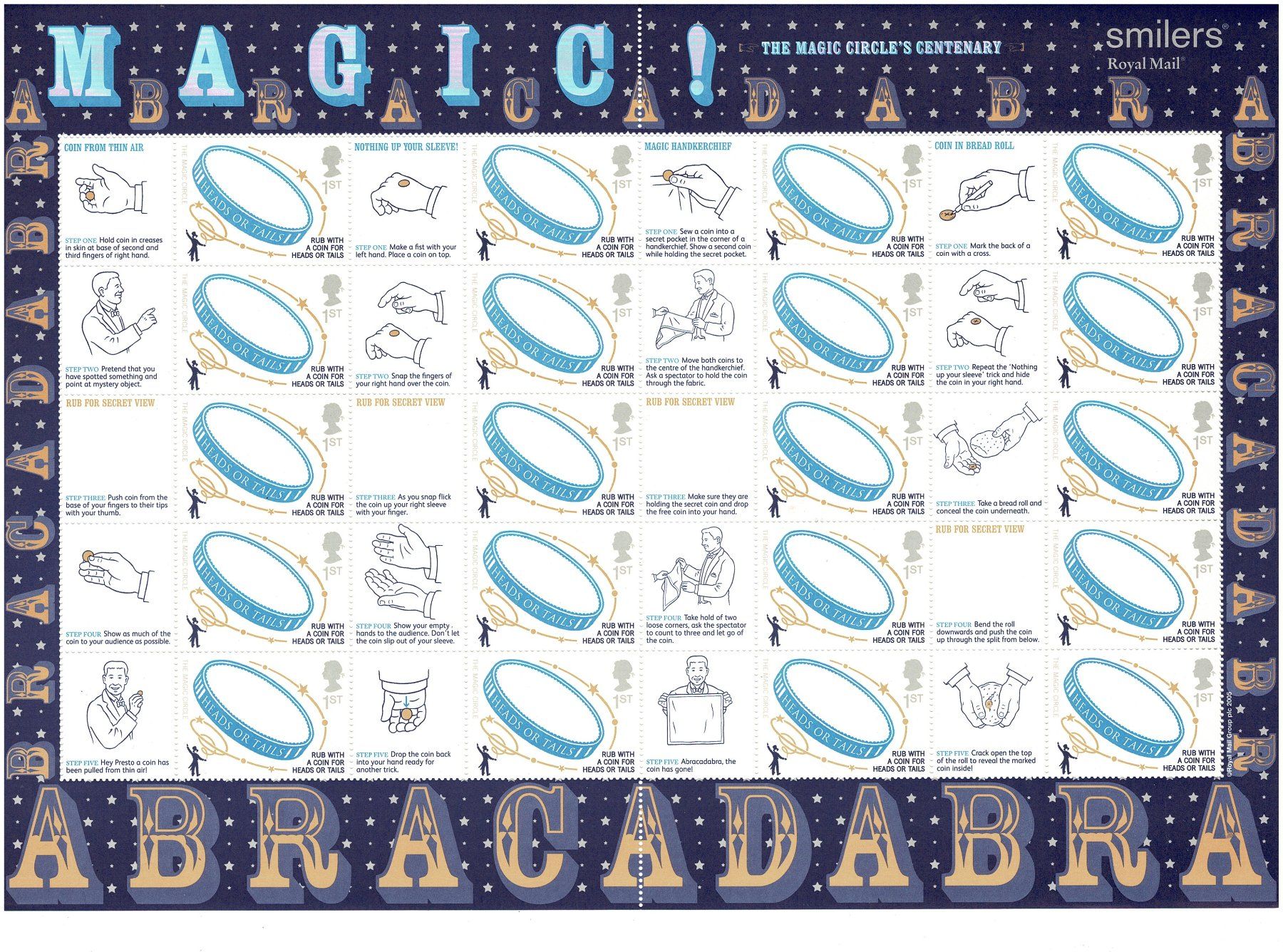 Tutti i francobolli: UK Magic Abracadabra 1 KB ** – Nuovo (secondo la descrizione) da Lausanne venduto da Whorvath