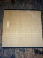 Japanische Tatami Matte quadratisch gebrauchter Zustand