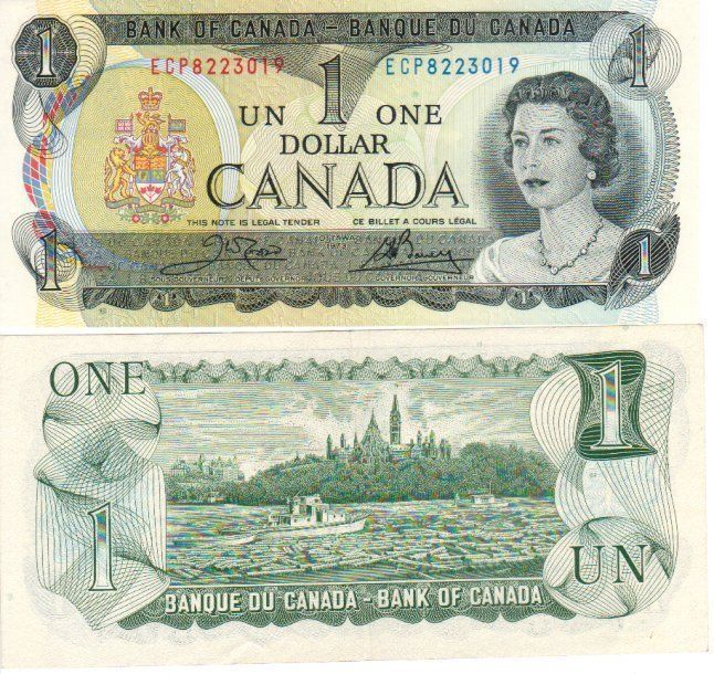 Banconote: Elizabeth  Kanada 1 Dollar 1973 unz – Nuovo e nell'imballaggio originale da Gelterkinden venduto da Cakir