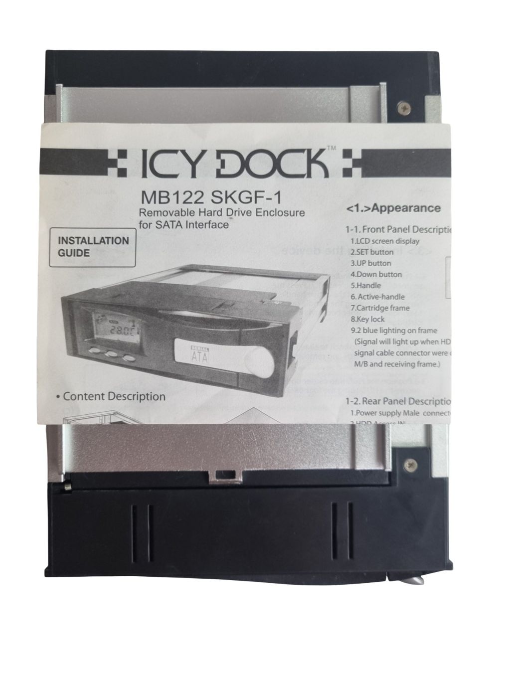 Docking station: ICY DOCK Wechselrahmen – Usato da Wangen b. Olten venduto da Restwert_Wangen 4