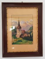 Theurillat Herbert (1896-1987) Aquarelle signée ancienne