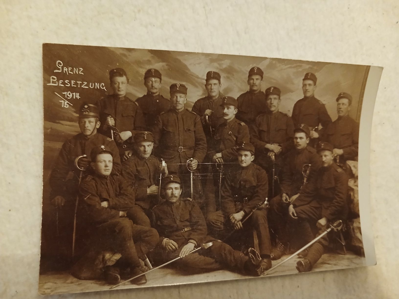 Cartoline postali: Ansichtskarte Grenzbesetzung 1914 Schweizer Armee – Usato da Belp venduto da Guadalupe84