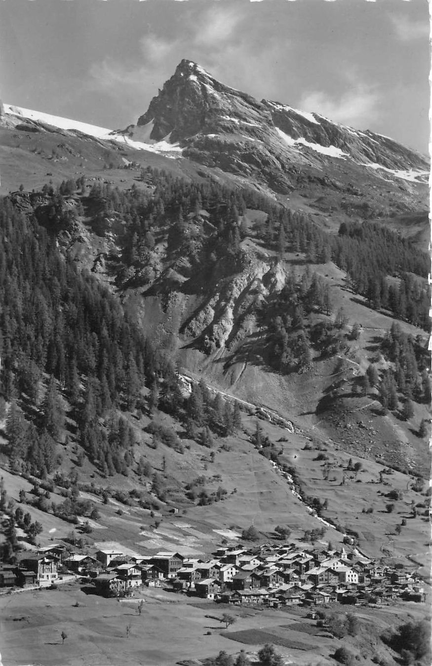 Cartoline postali: Lötschental wiler mit tennbachhorn – Usato da Biasca venduto da Blenio71