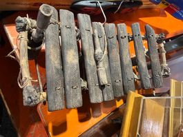 Antikes Xylophon aus Holz / Tanzania ca 1900 (Unikat)