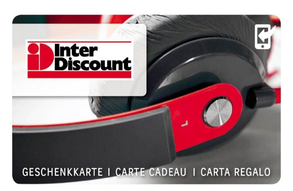 Geschenkkarte Interdiscount 100 Franken (Neuf (Voir description)) à ...